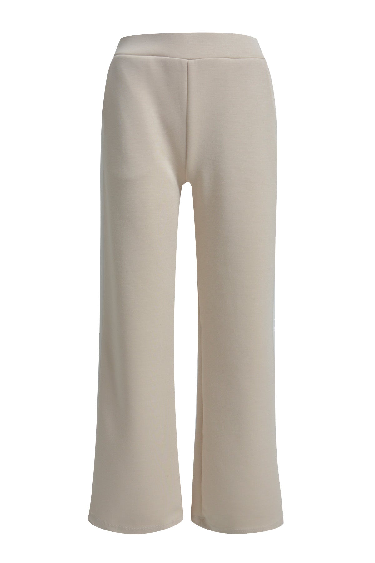 SWEAT Hose beige mit Streifen