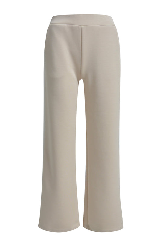 SWEAT Hose beige mit Streifen