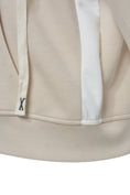 Bild in Galerie laden, SWEAT Hoodie Kapuzenjacke beige mit Streifen
