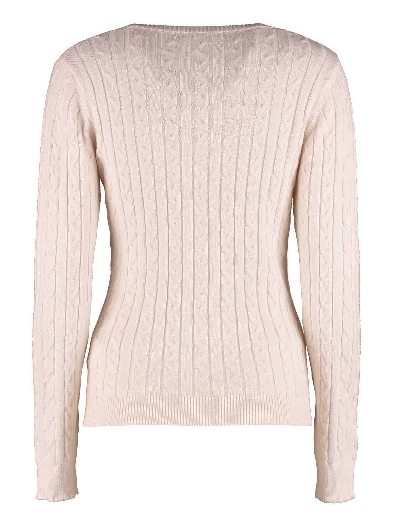 PAULA Strick-Pulli Zopfmuster off-white