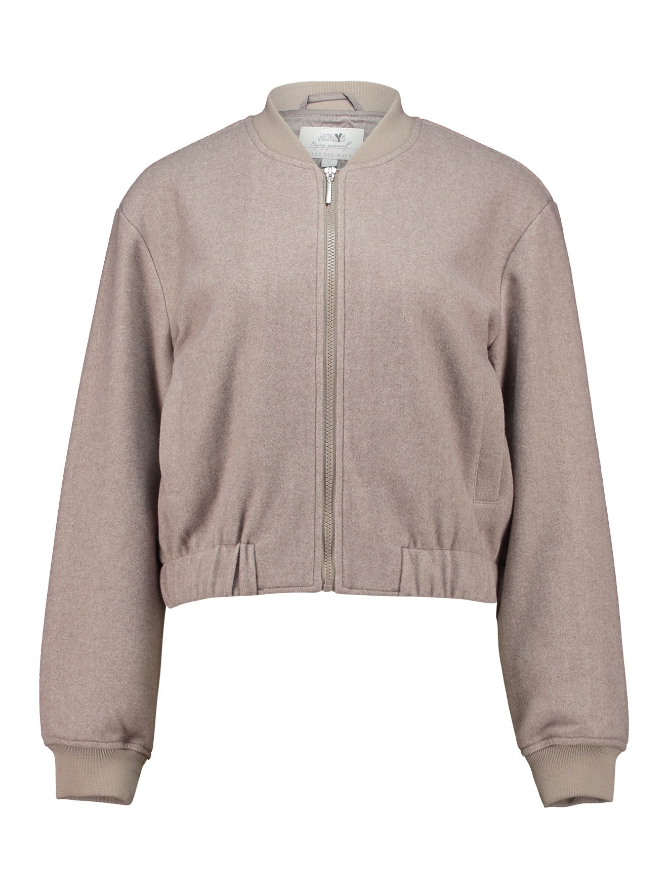 JORI Bomberjacke greige meliert