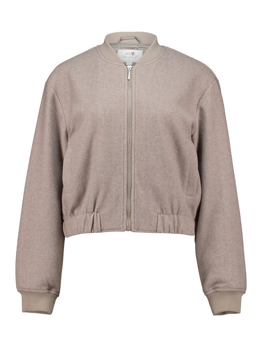JORI Bomberjacke greige meliert