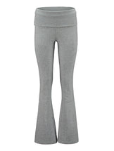 LEAH Home Wear Hose | Schlaghose | grau melange