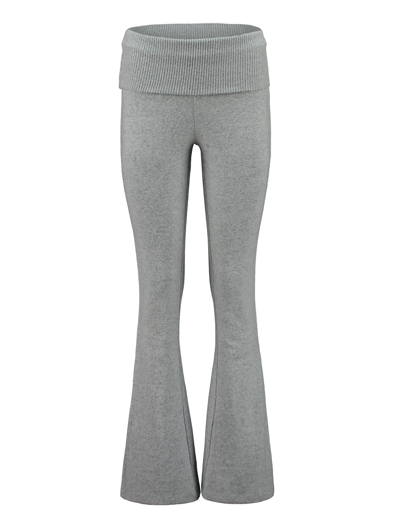 LEAH Home Wear Hose | Schlaghose | grau melange