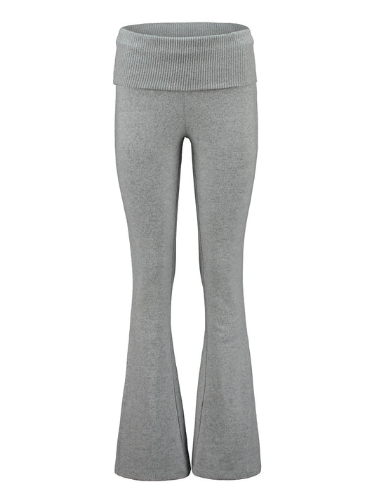 LEAH Home Wear Hose | Schlaghose | grau melange