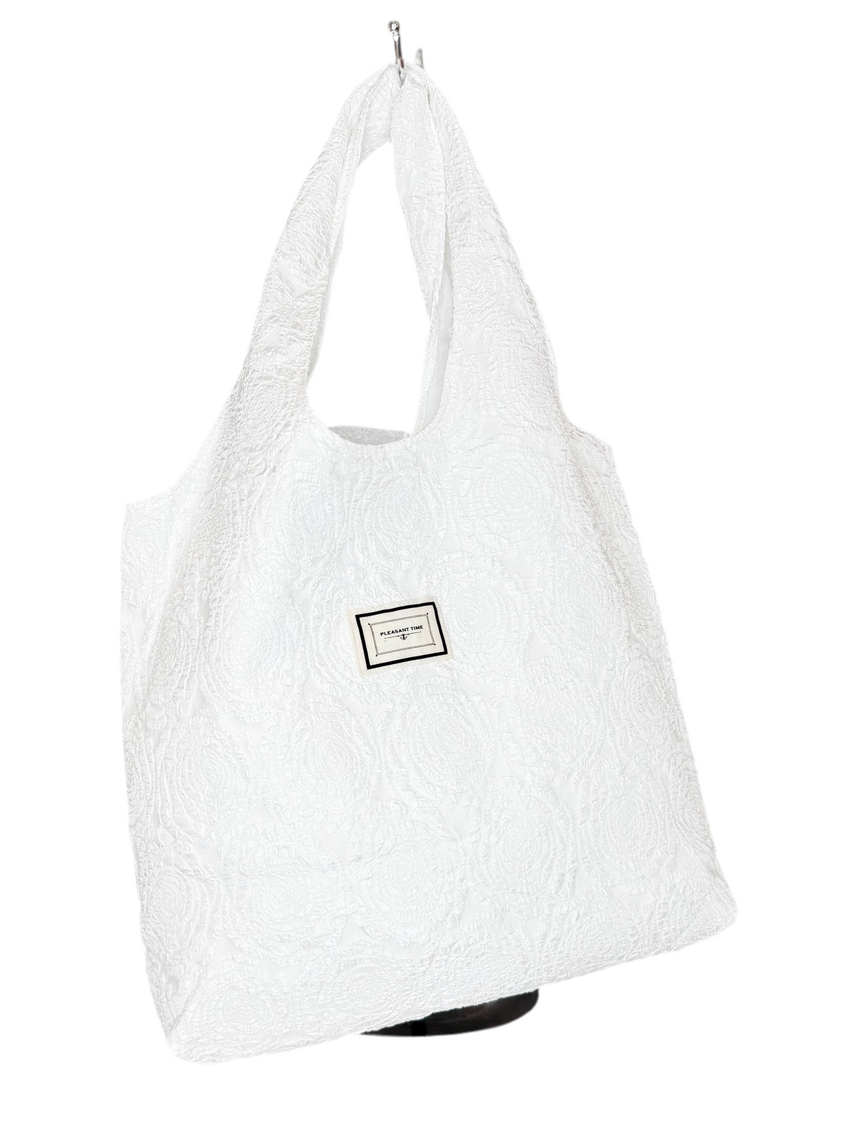 FLOWERS Beach Bag - white