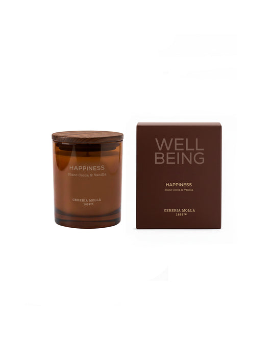 Happiness Duftkerze 230 g - Blanc Cocoa & Vanilla