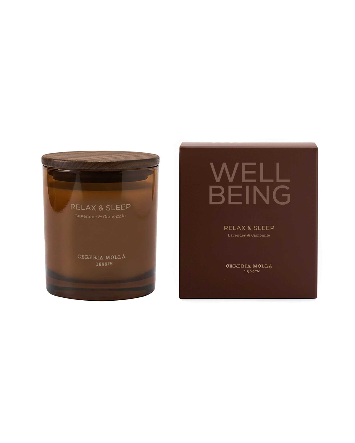 Relax & Sleep Scented Candle 370 g | 2 Wicks  – Lavender & Chamomile