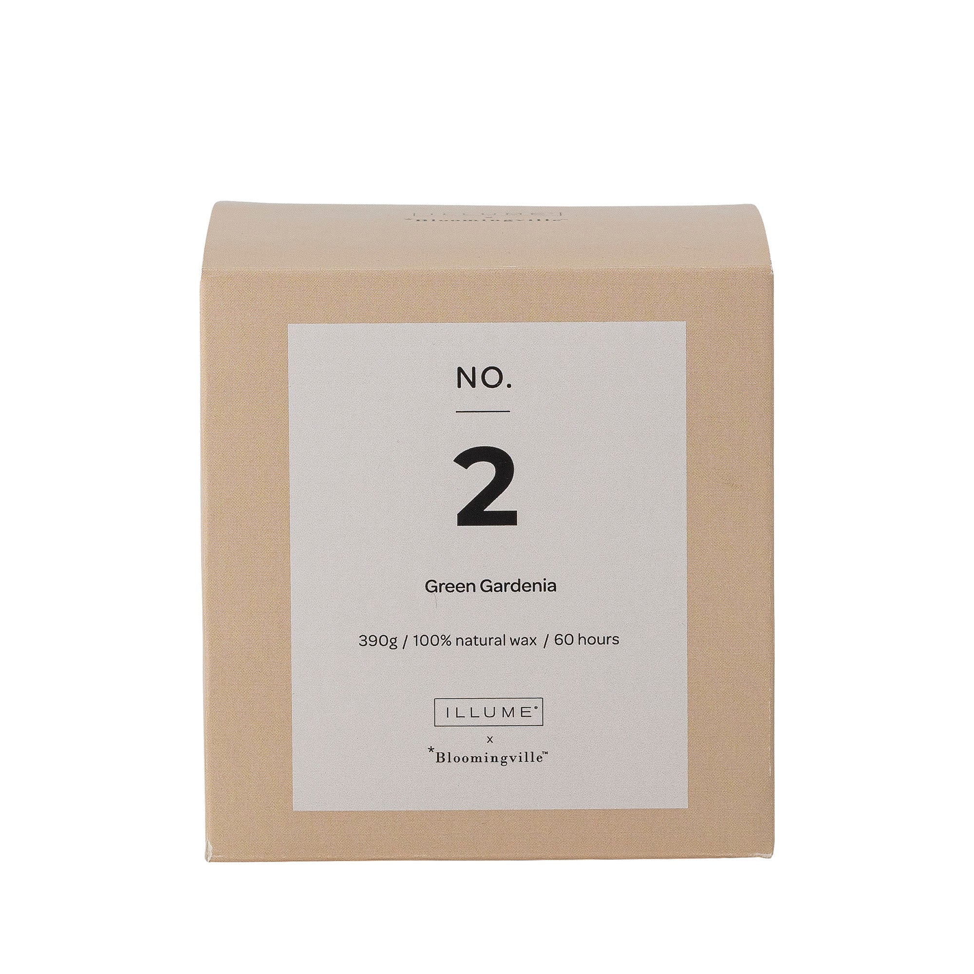 NO. 2 - Green Gardenia Duftkerze 60 Std.  / 390 gr in Geschenkbox