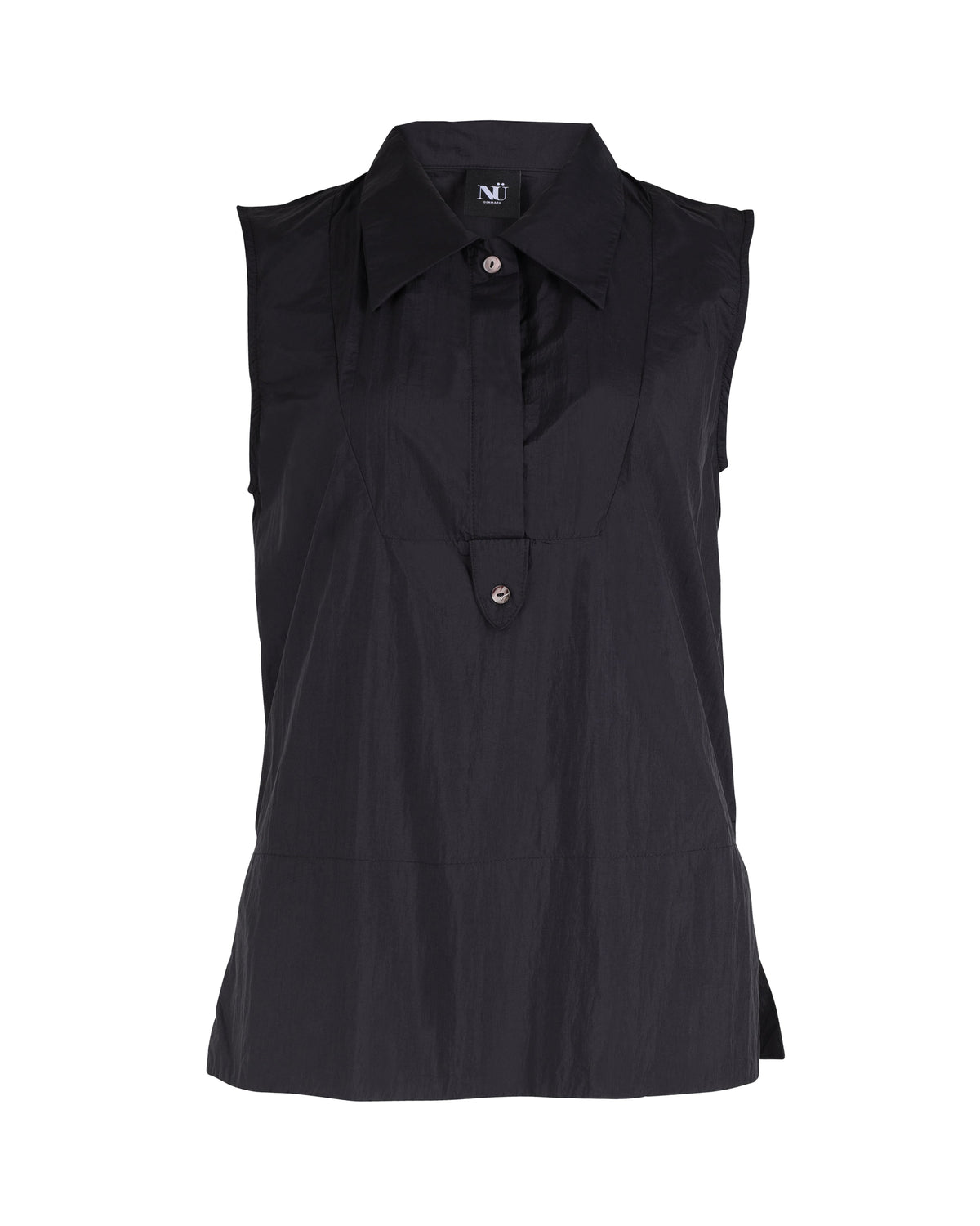 Ärmellose Bluse schwarz