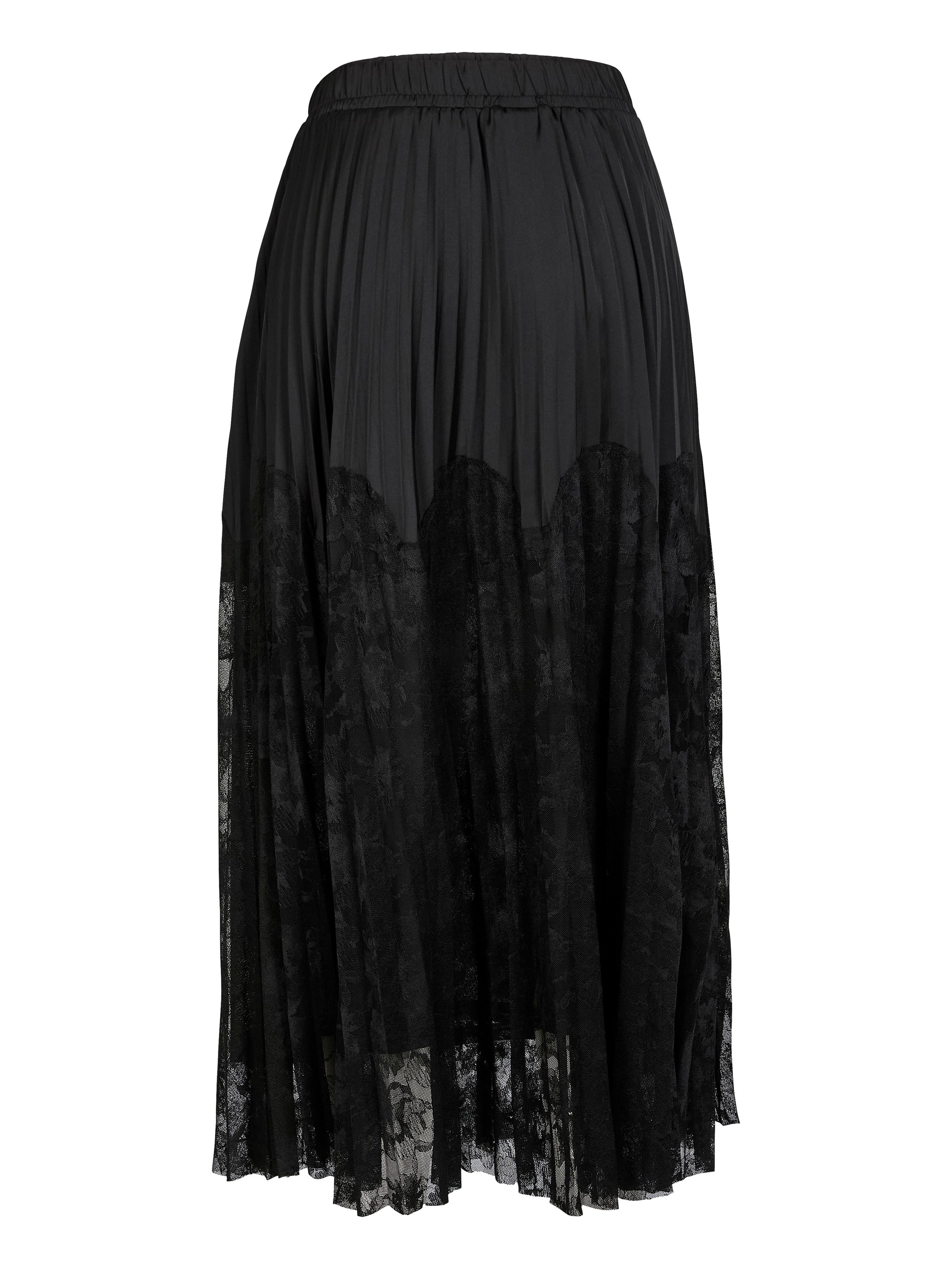 ALEC Spitzen-Rock Maxirock schwarz