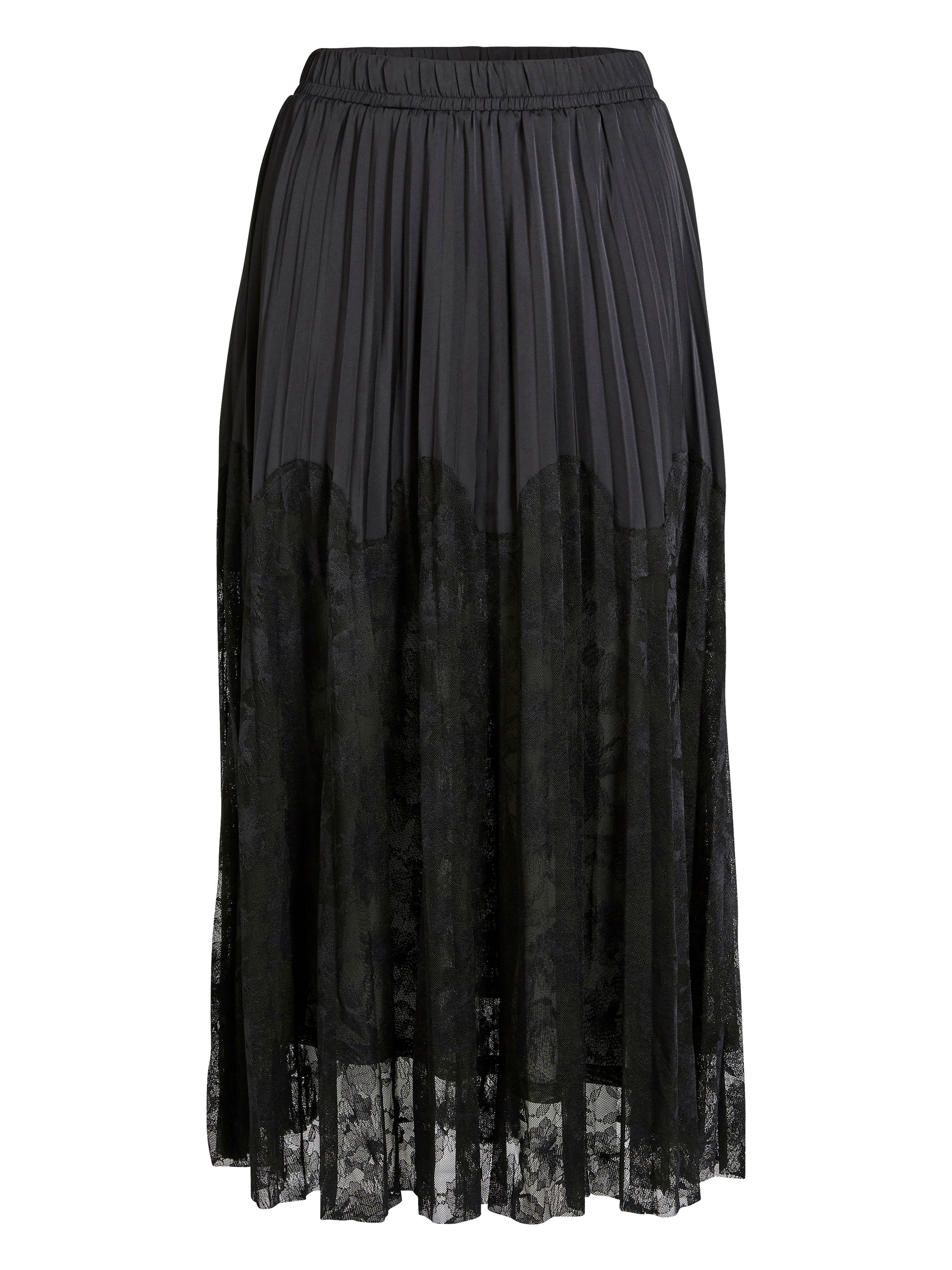 ALEC Spitzen-Rock Maxirock schwarz