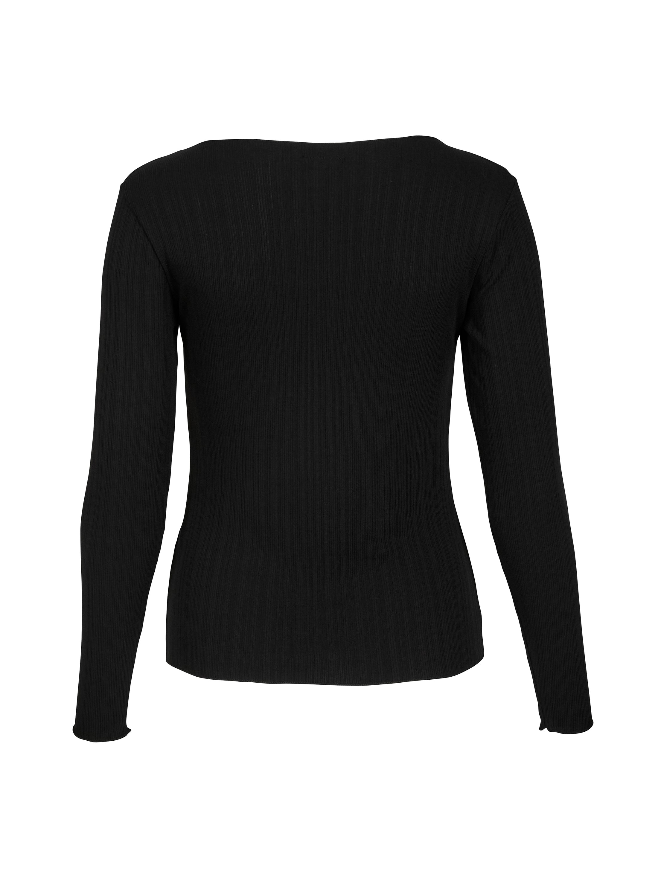 ABIHA Langarmshirt schwarz