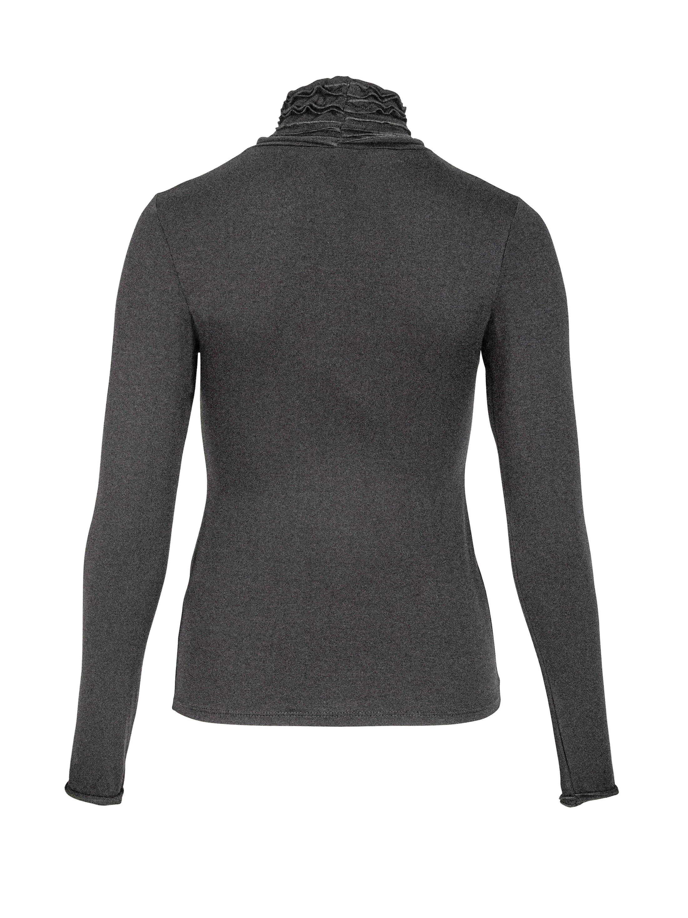 ADELE Rollkragen Shirt grau