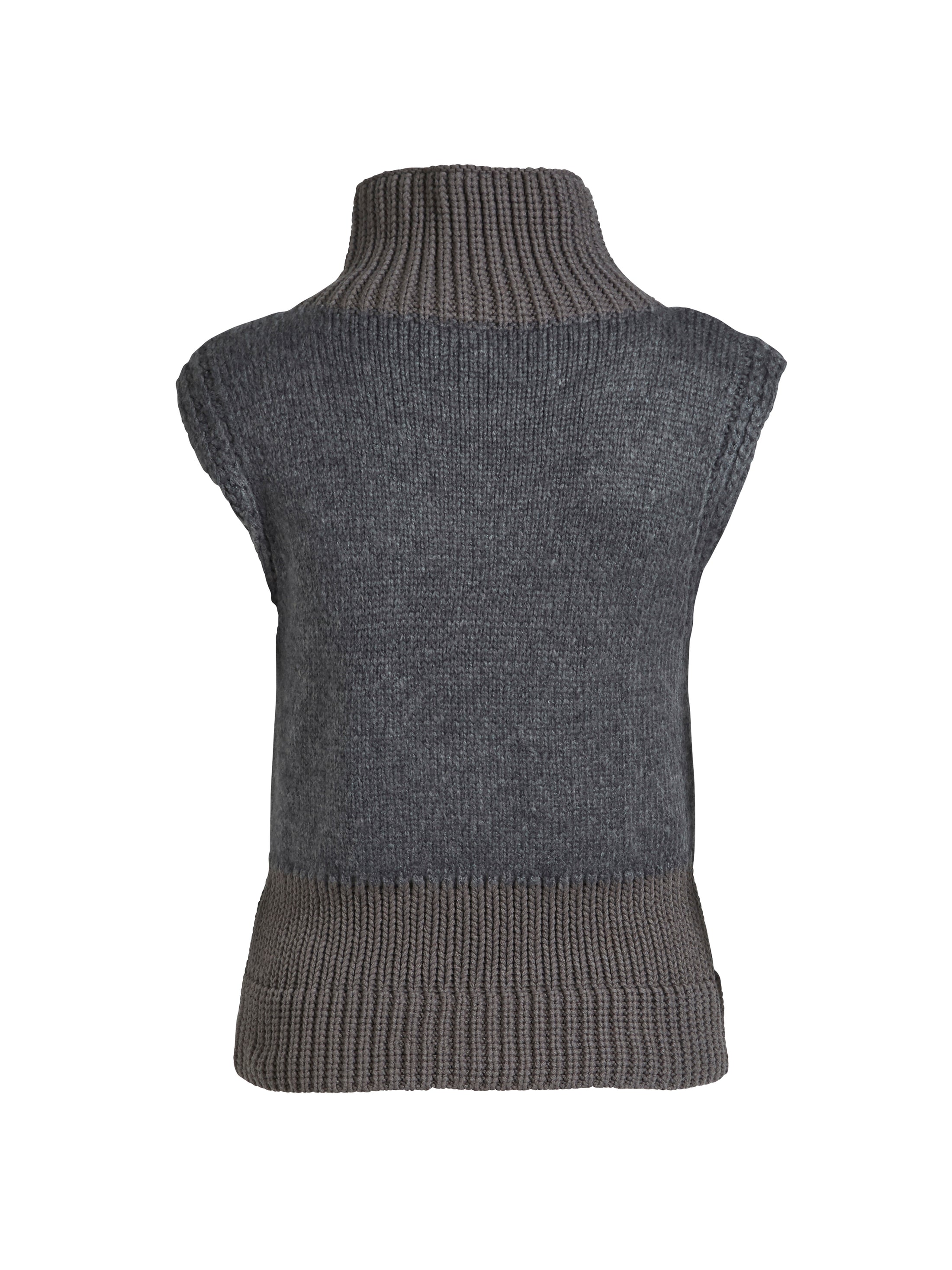 ALEXA Strick-Pullunder - grau