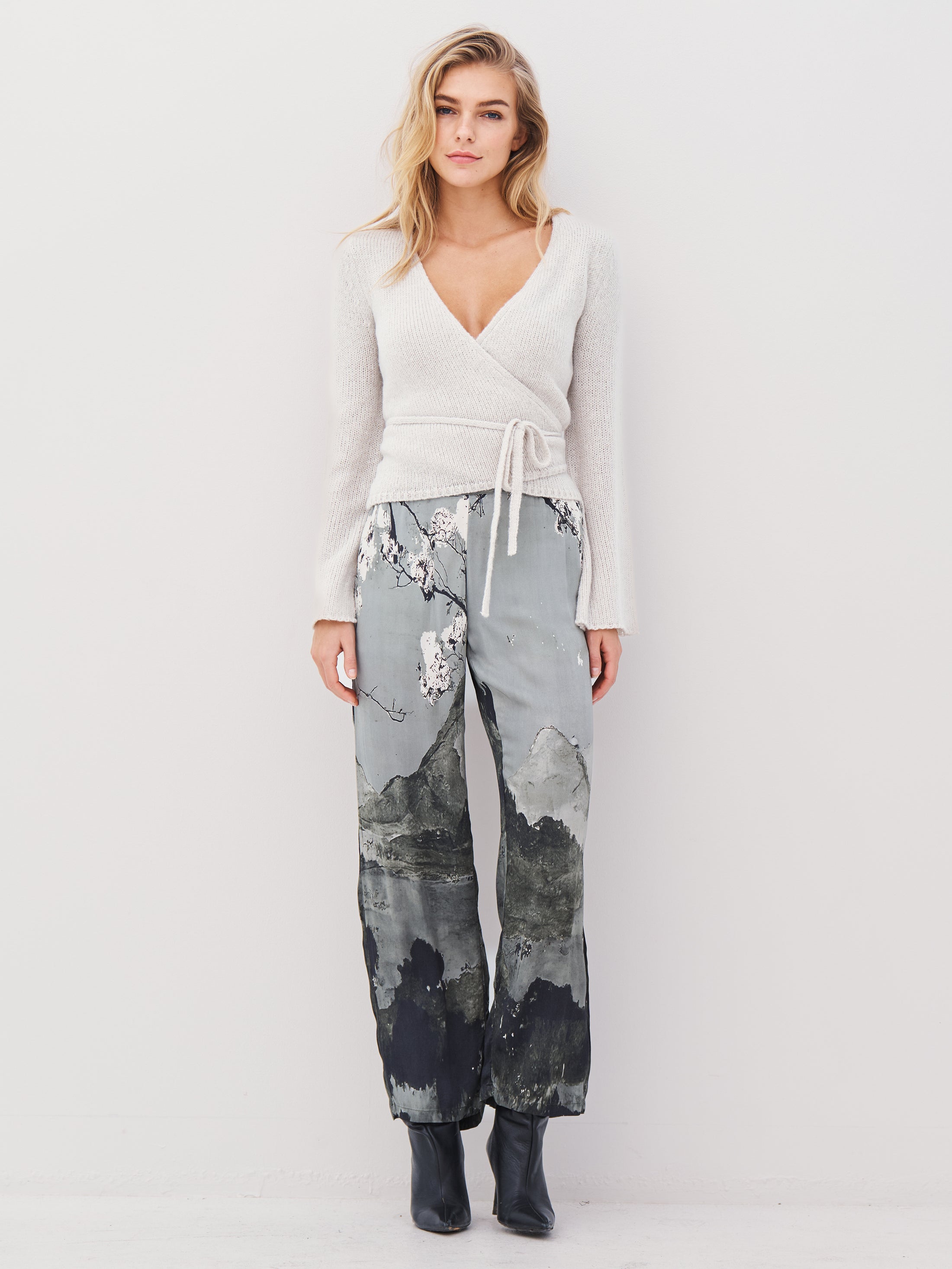 ALEXA Wickel-Jacke Strick - offwhite