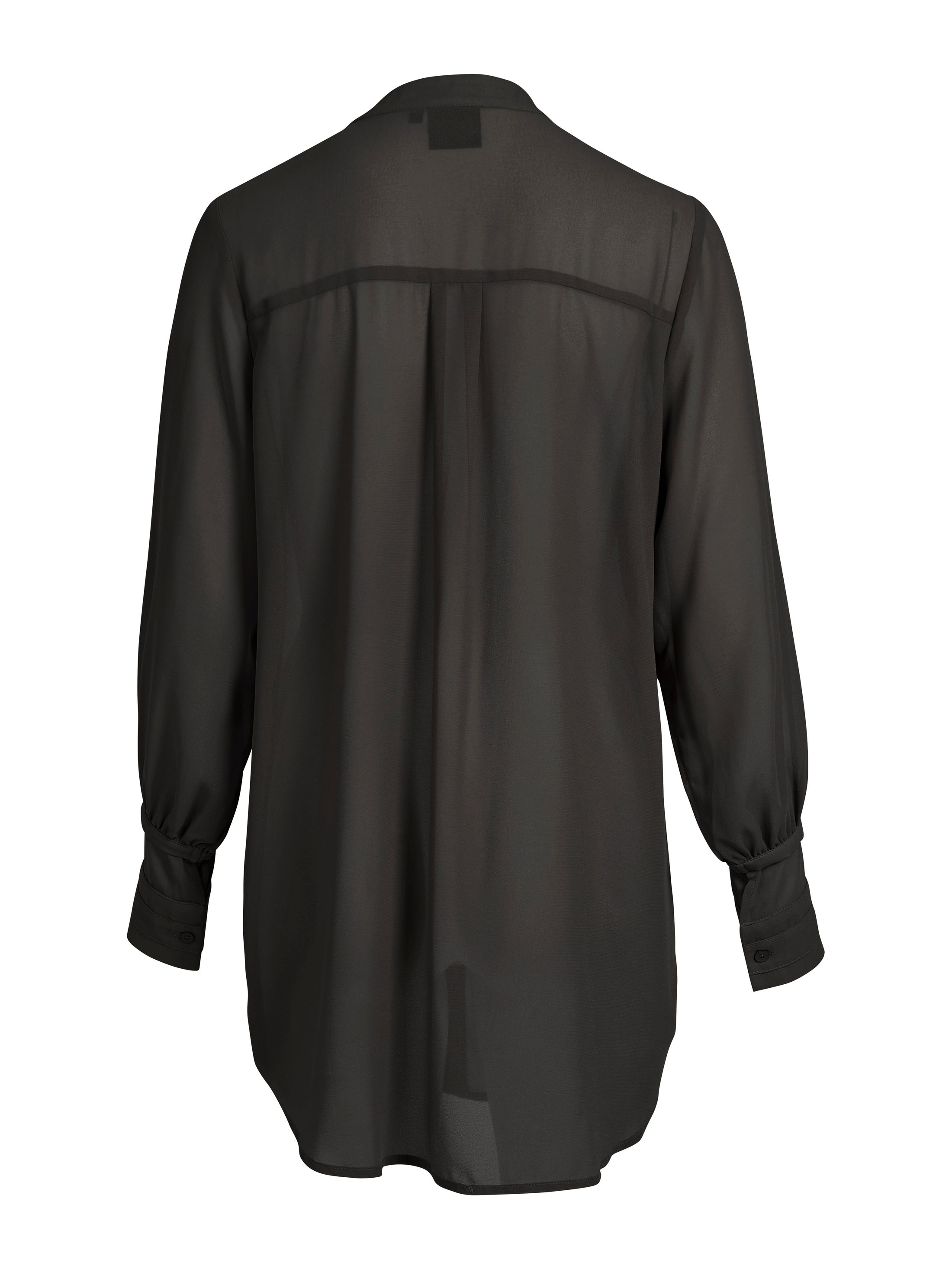 ASTRID lange Bluse schwarz