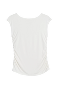 Bild in Galerie laden, ByPias ärmelloses Bambus Shirt ALORA - Weiß

