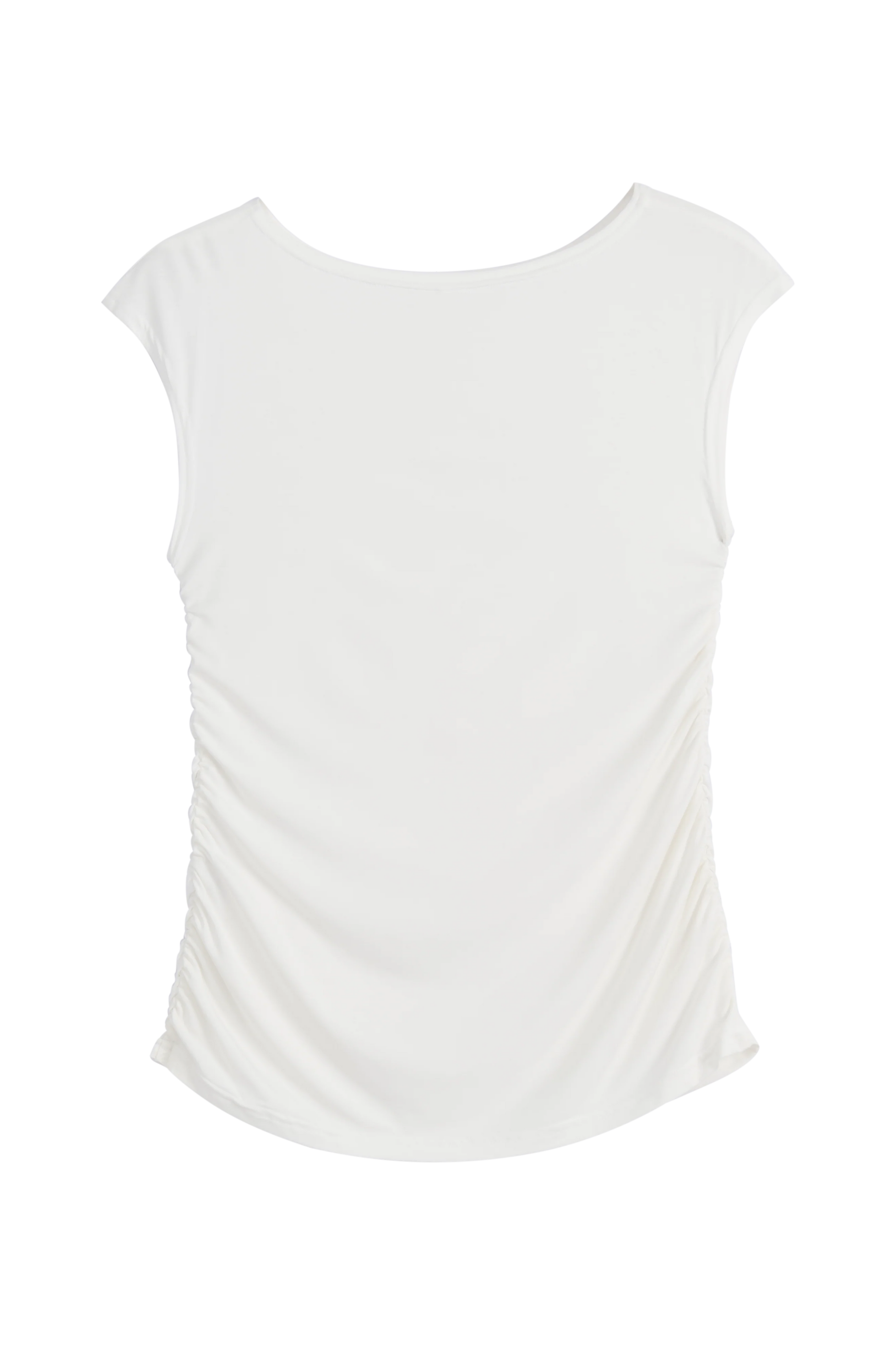 ByPias ärmelloses Bambus Shirt ALORA - Weiß