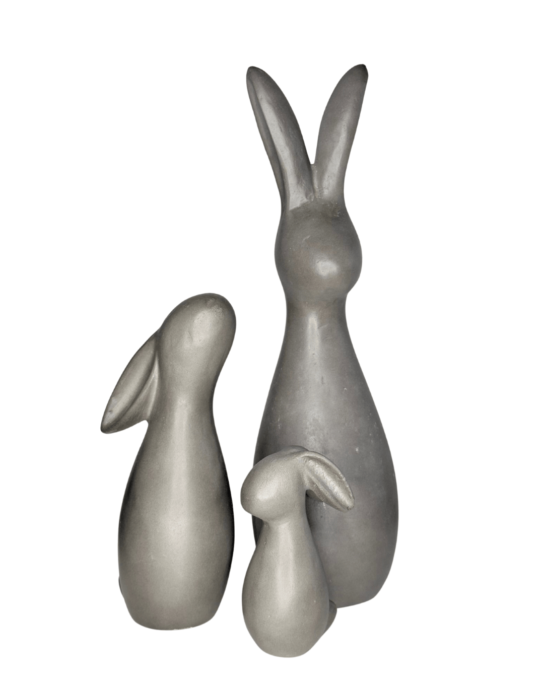 Dekofigur Hase Aus Beton – 36 X 34 Cm, Wetterfest Für Garten & Terrasse, Mit Naturmoos-Optik