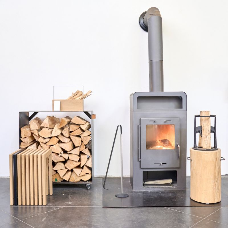 Box aus Eiche mit Griff 17x32x27cm