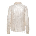 Bild in Galerie laden, Barcelona Pailletten Bluse creme / silber
