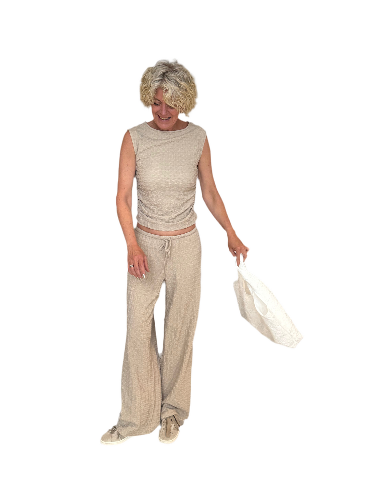 Top senza maniche &CO Woman TAMMA - beige