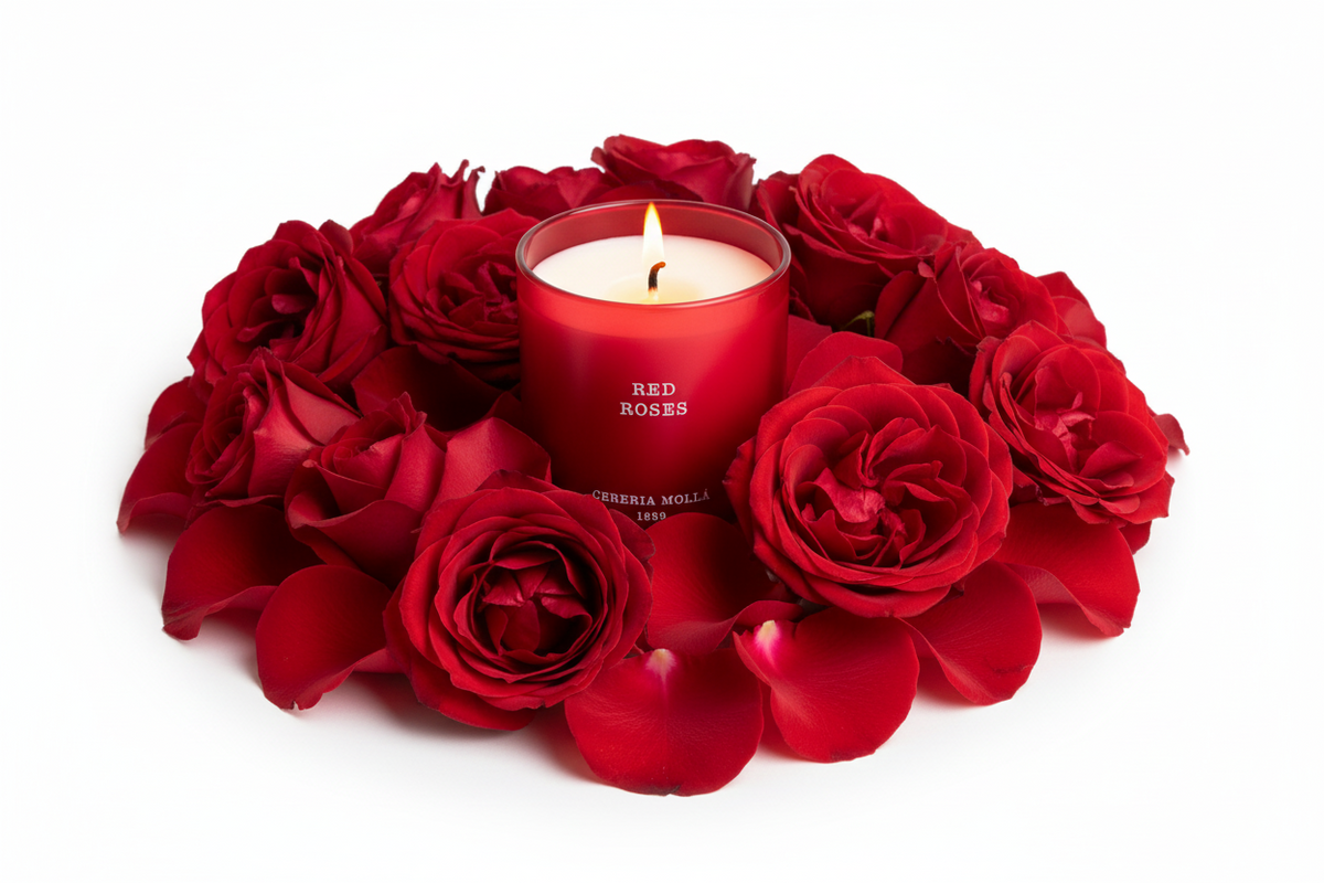 Red Roses Duftkerze Valentinstag Edition