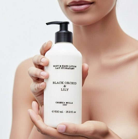 Cereria Molla bodylotion black orchid and lily 
