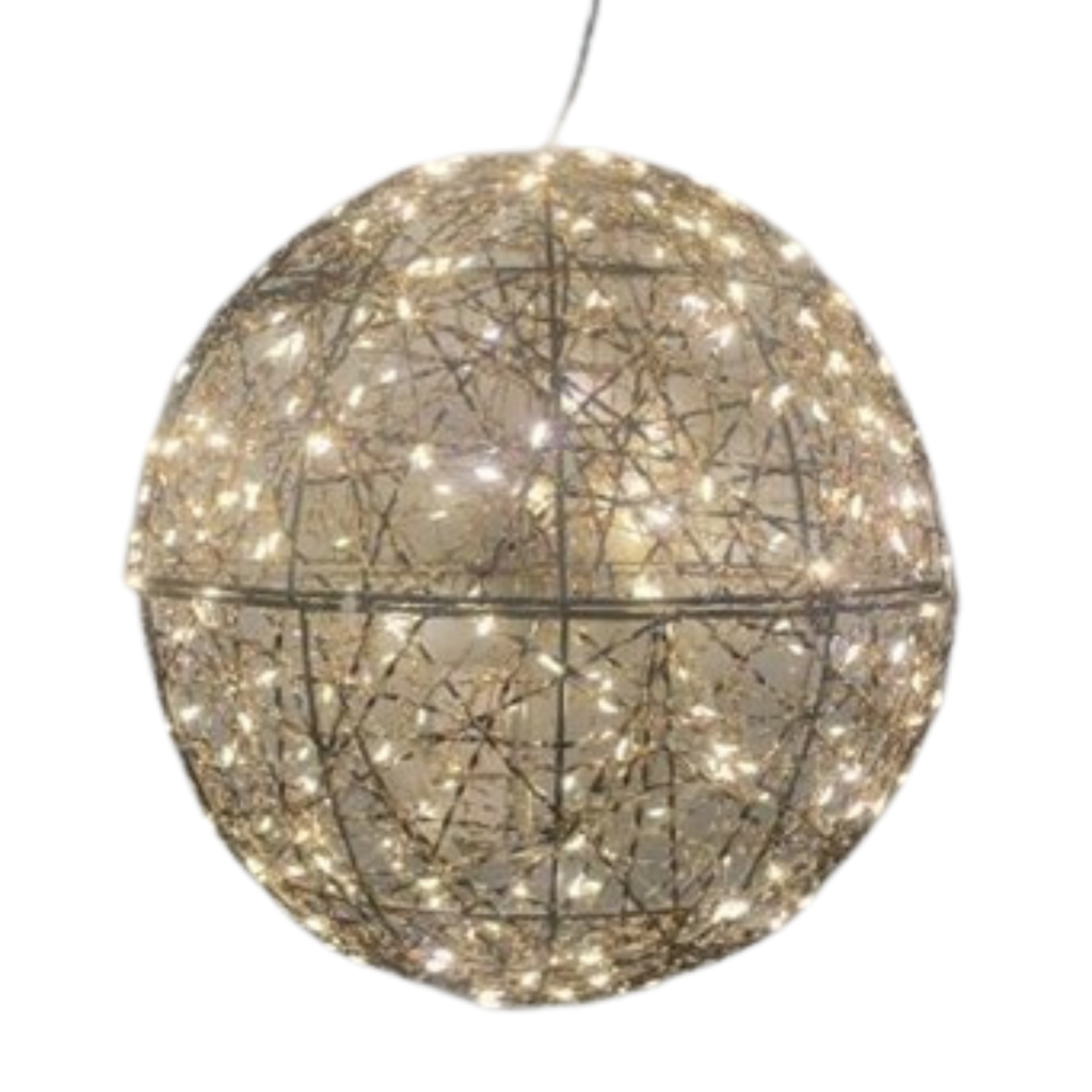 LED-Kugel | golden twist | warmweiß | mit Timer