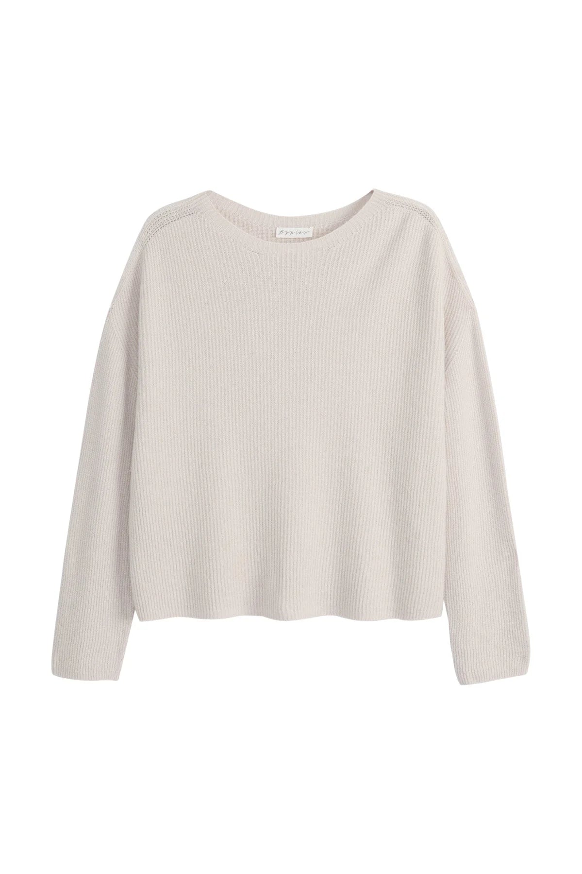 CUTIE Pulli Feinripp - beige