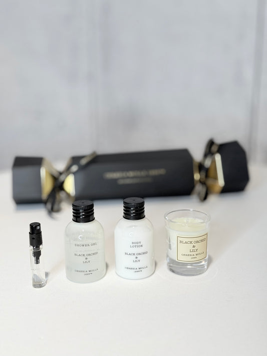 CRACKER - Black Orchid & Lily Körper-Pflege Set