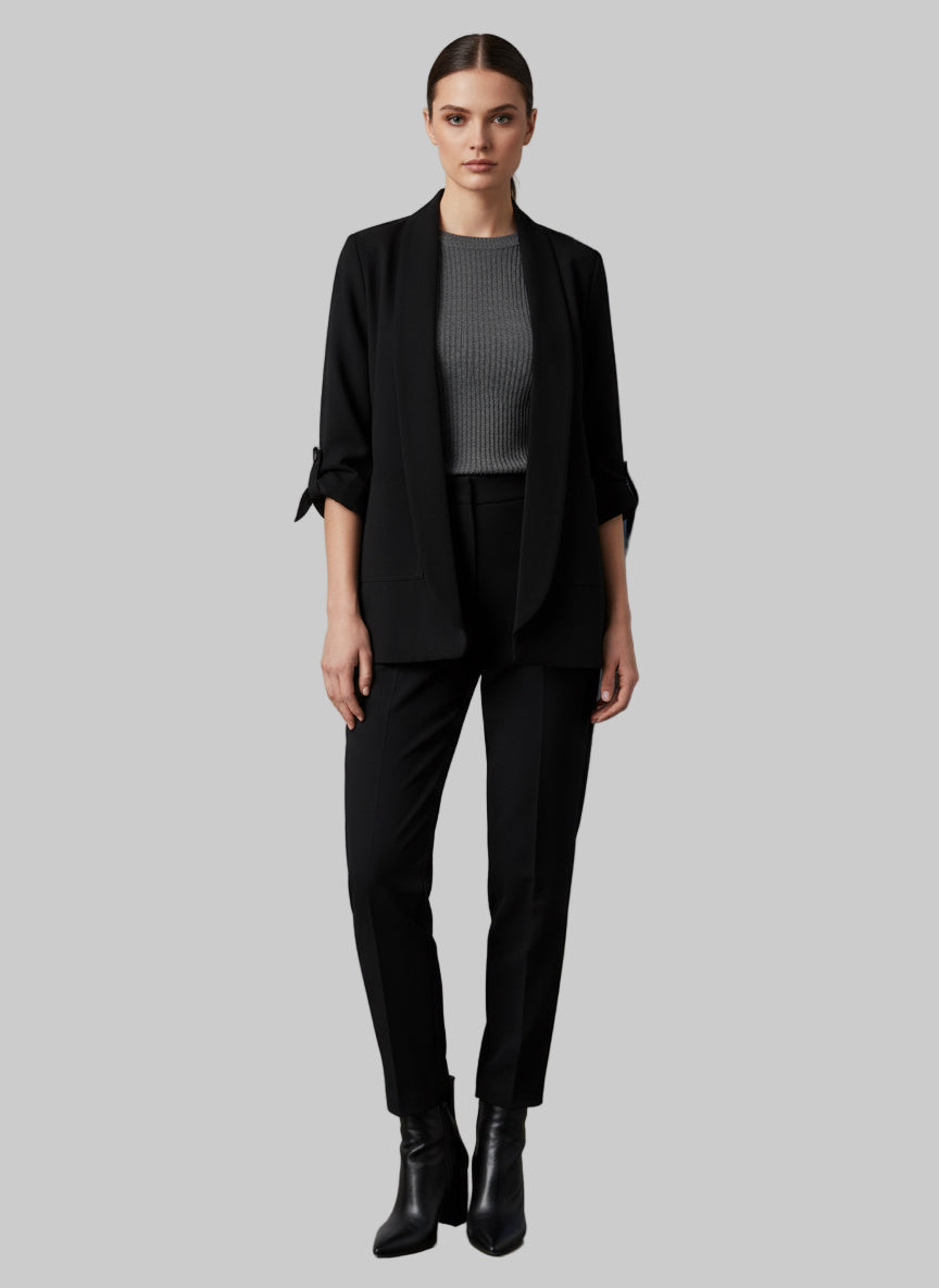 CARIE Longblazer schwarz