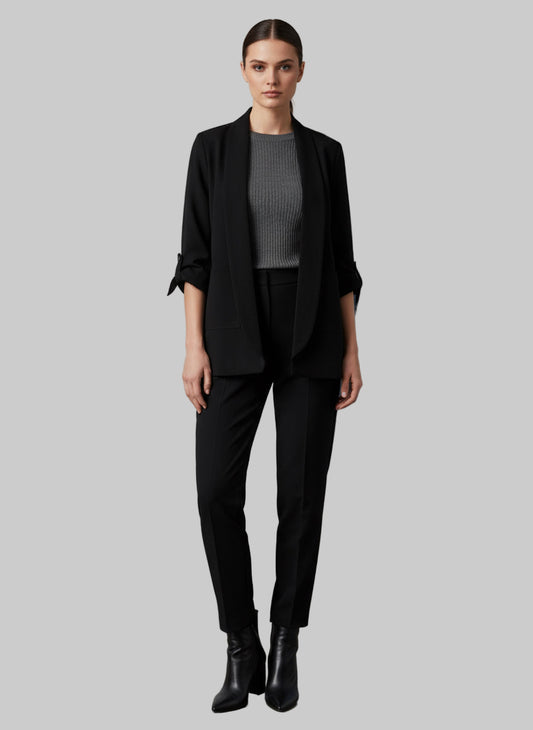 CARIE Longblazer schwarz