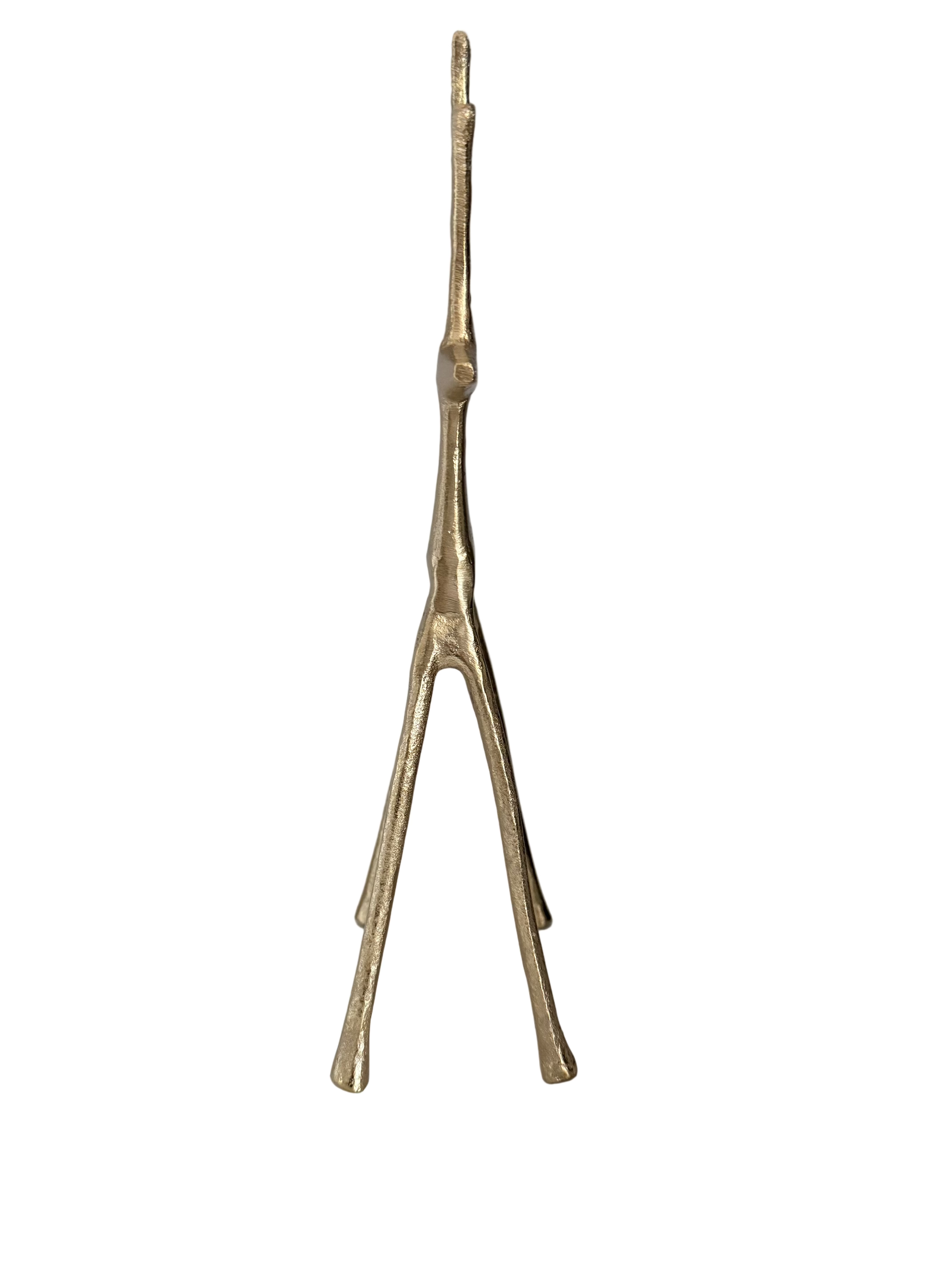Hirsch Figur gold
