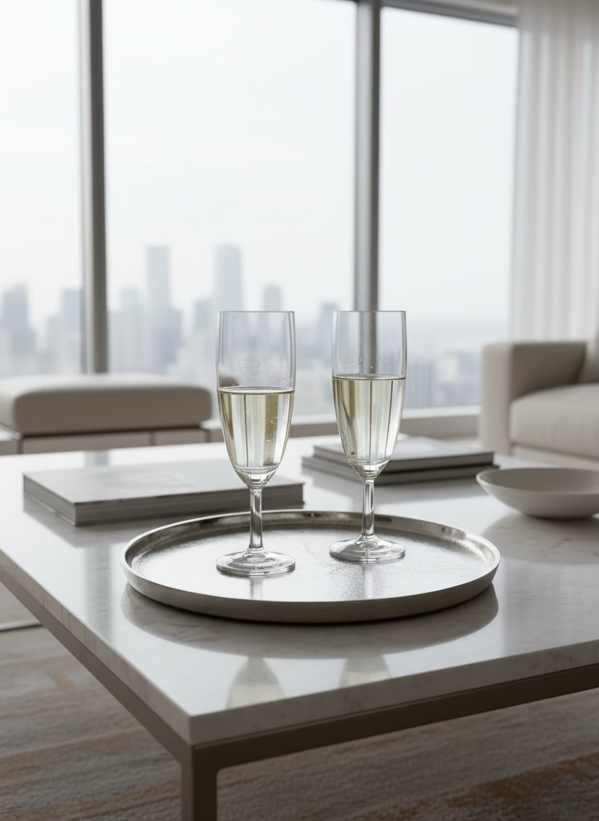 Alu-Teller rund silber Ø 25 cm