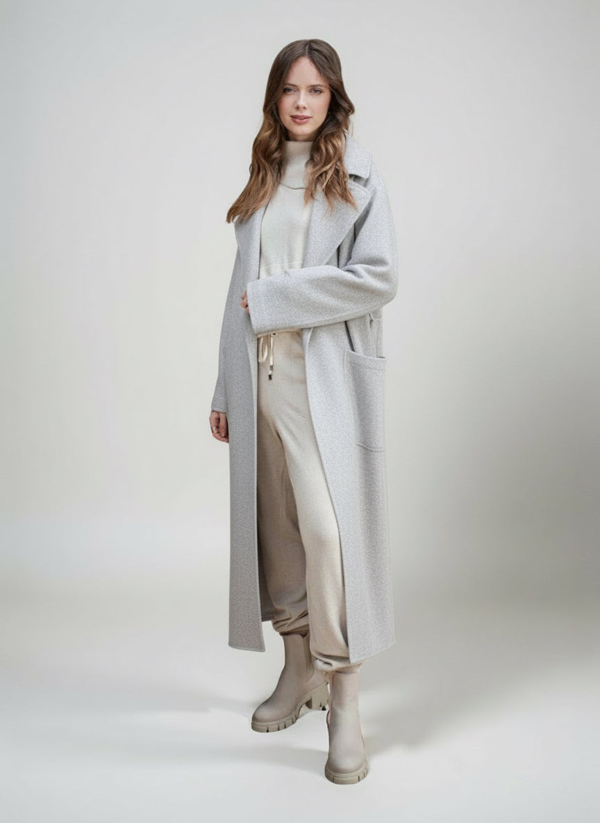 FLOWY SLIT Mantel - Wolle-Mischgewebe