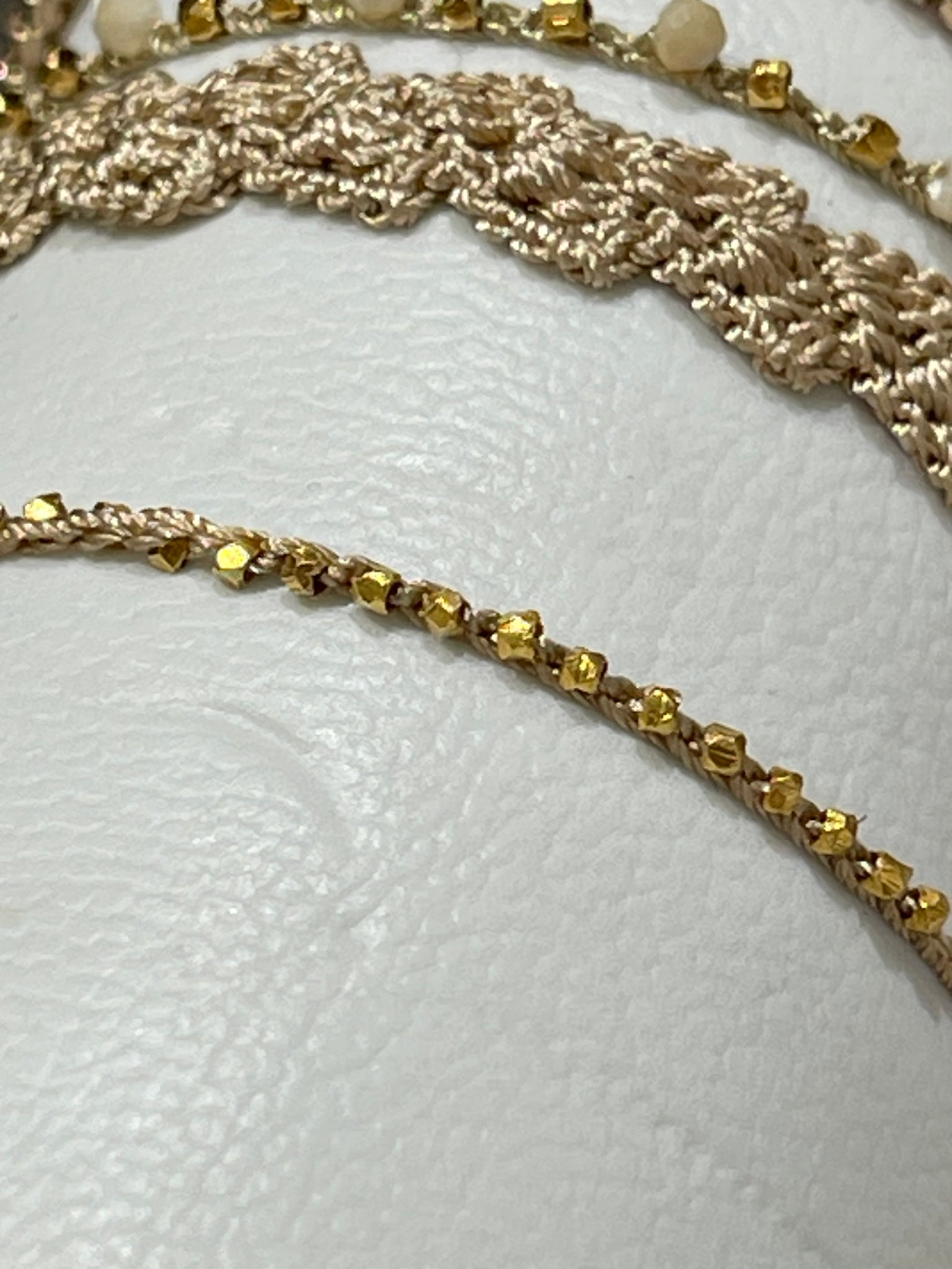 JUNA delicate line - Armband mit Vermeil Perlen