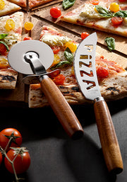 Pizza Roller & Messer Set in Buchverpackung