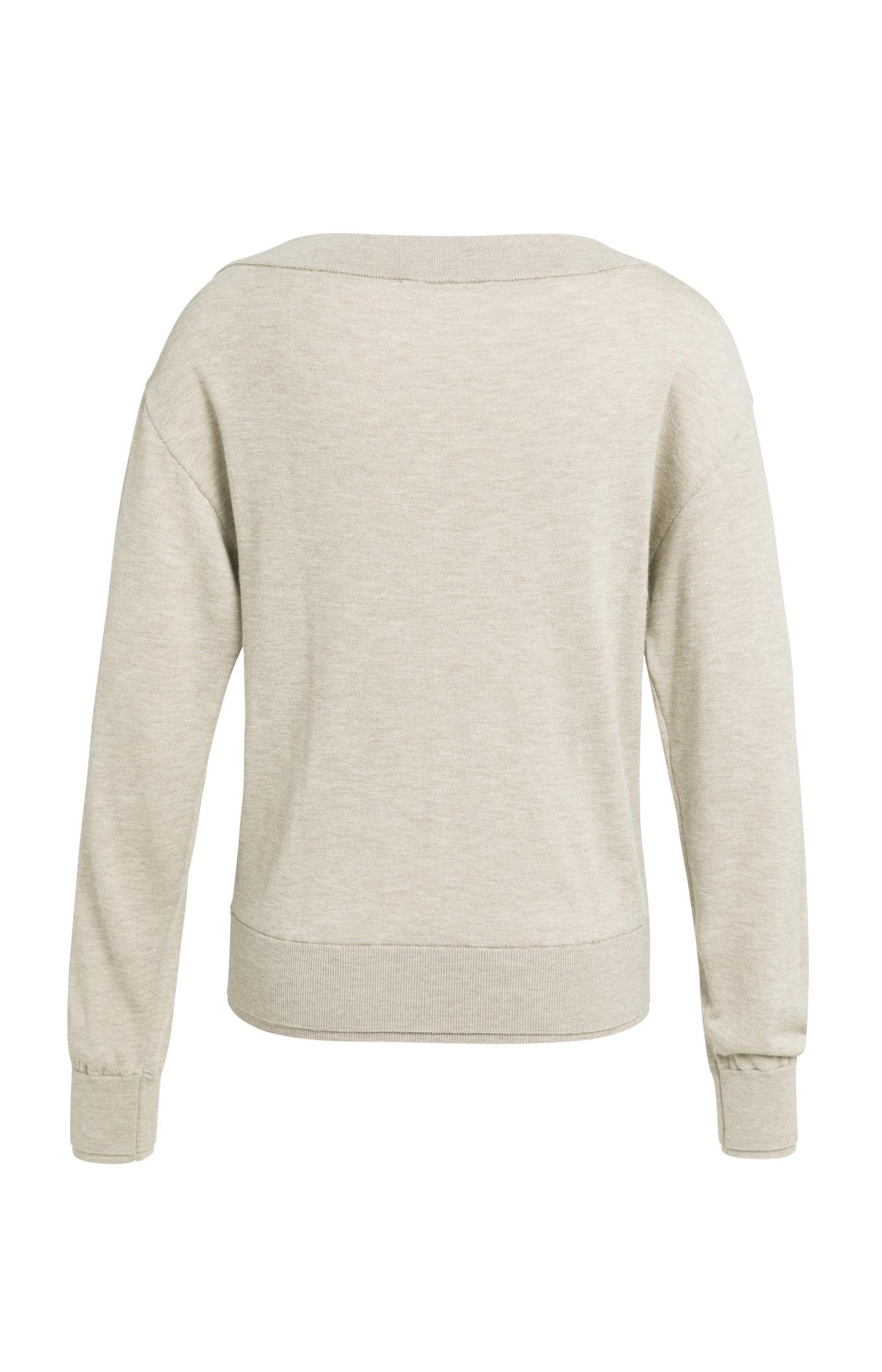 YAYA Feinstrickpullover mit Kaschmir & U-Boot-Ausschnitt