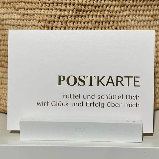 Postkarte „Postkarte rüttel dich…“