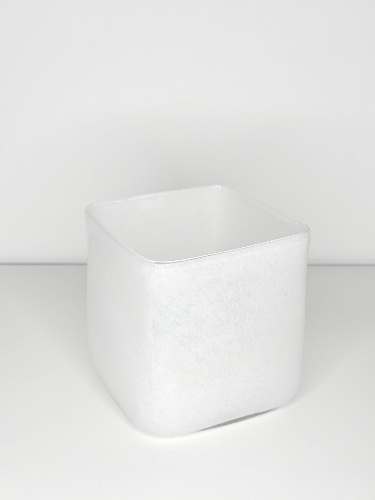 SQUARE Vase - 16x16 cm - white
