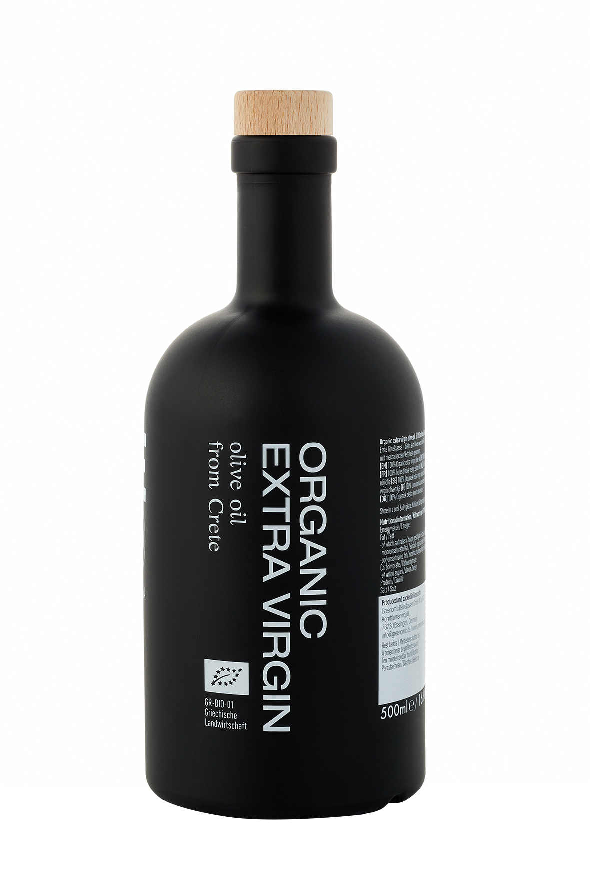 BIO Oliven Öl - 500ml CERAMICS EVOO Black Edition