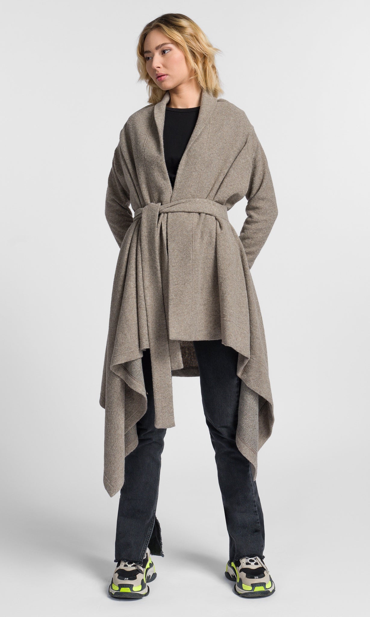 FLORENCE - asymmetrischer langer Cardigan