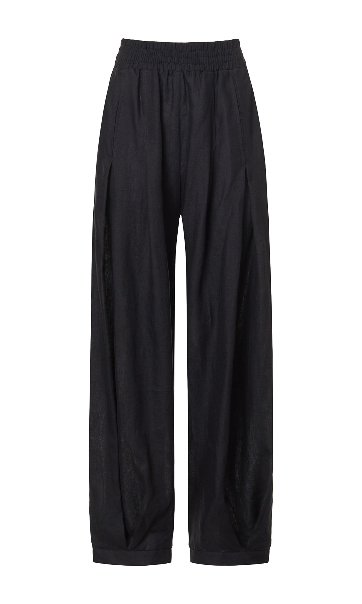 MONTE CARLO - Tuck Pants - weite Leinenhose - EXTRA LANG