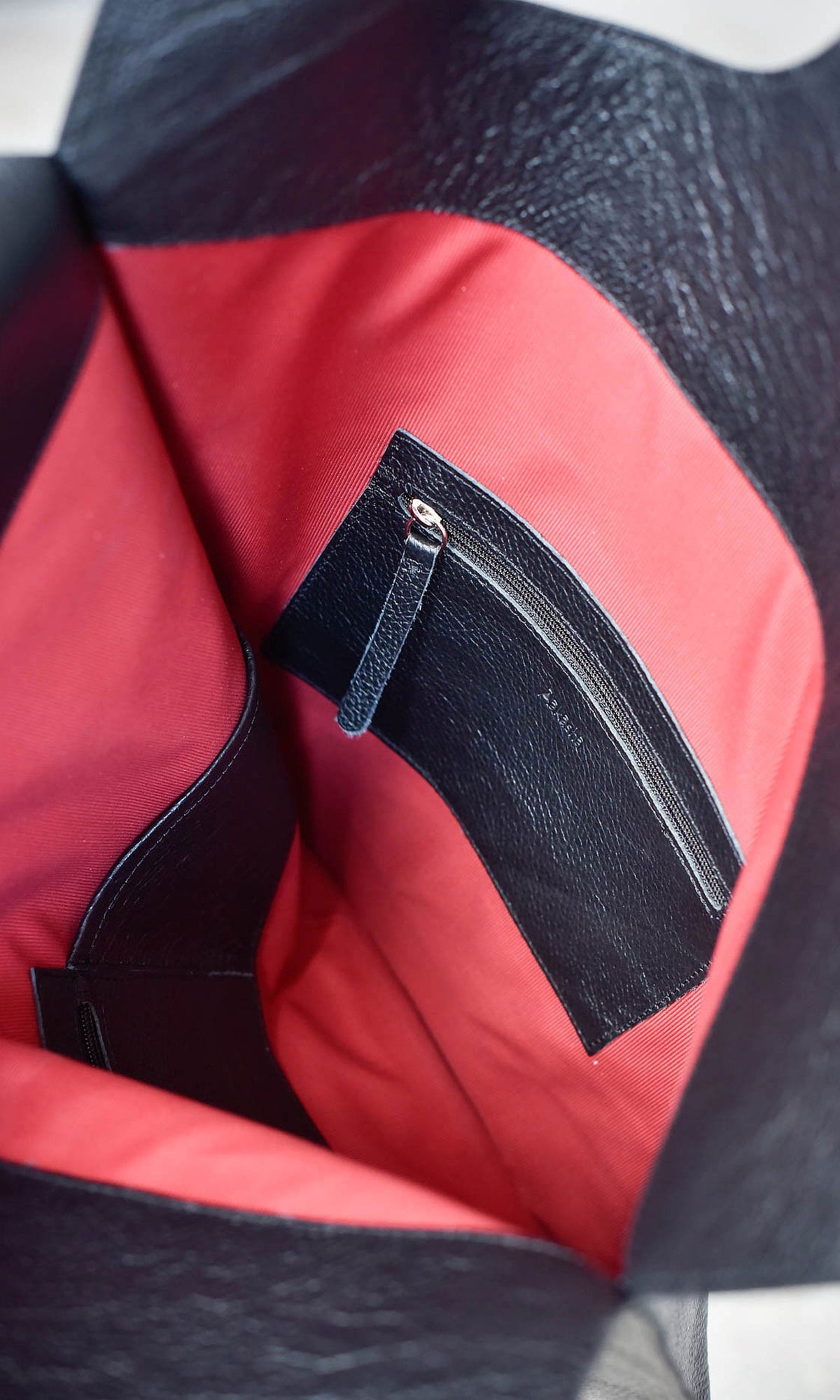 ROMA - Sac à main carré - cuir véritable