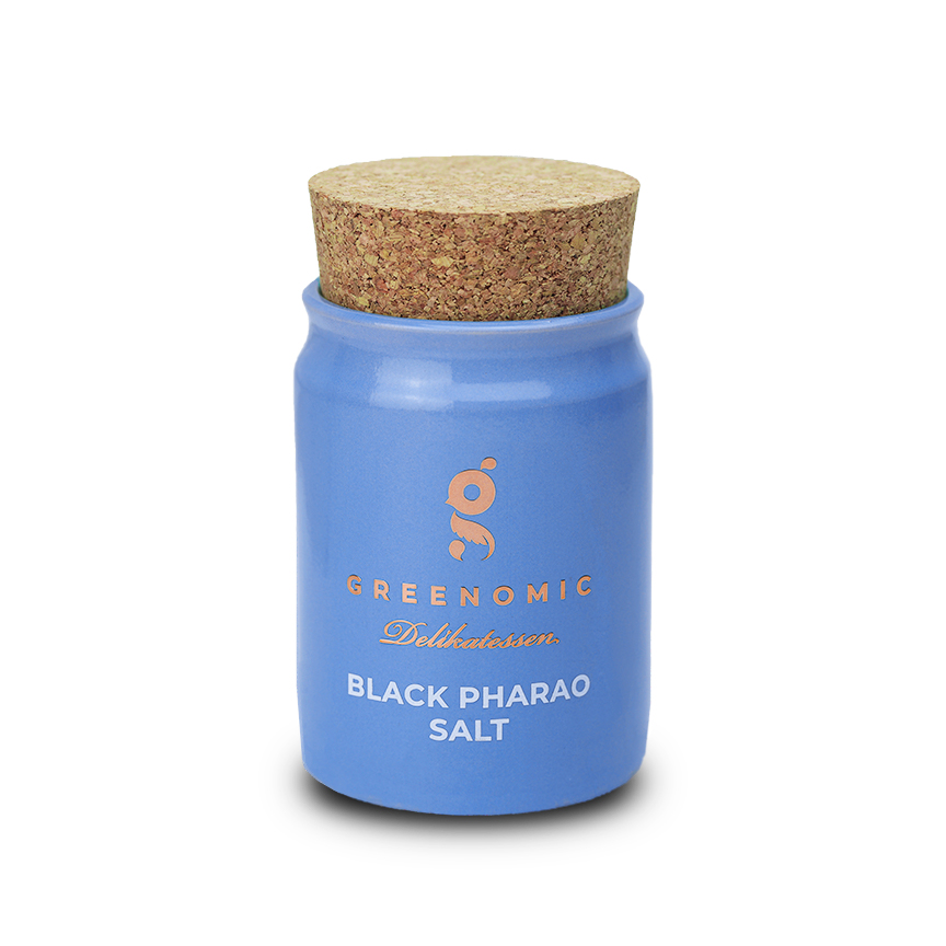 BLACK PHARAO SALT 90g schwarzes Salz im Tontopf