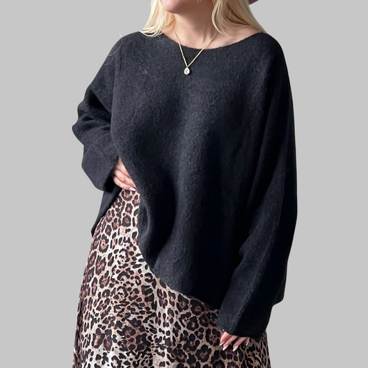 ANGIE - Pullover mit Alpakawolle