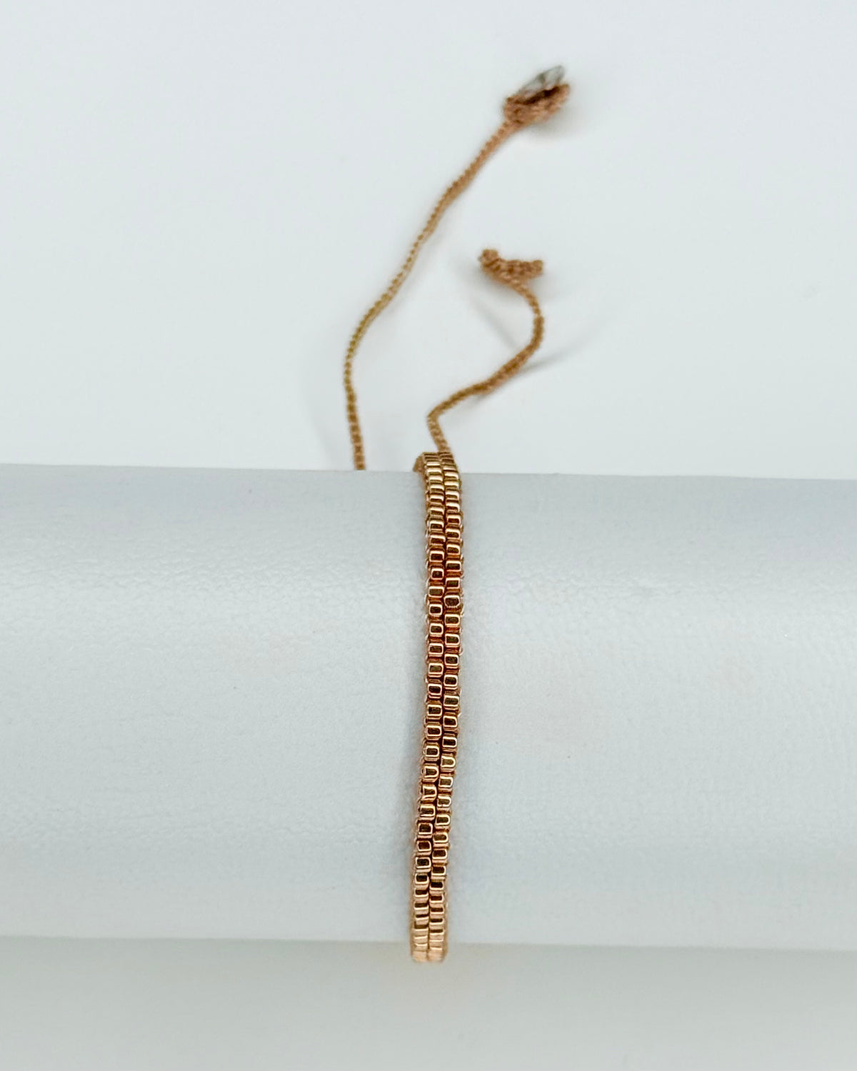 MAELYS exclusive - Tecnica Peyote - Braccialetto - sabbia metallizzato