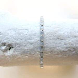 LARA Armband Quader & Metallic Glasperlen